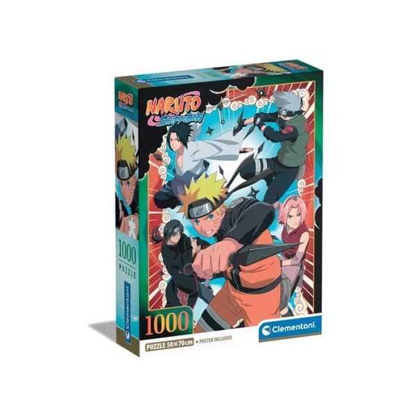 1000 bitars pussel Clementoni Naruto Shippuden