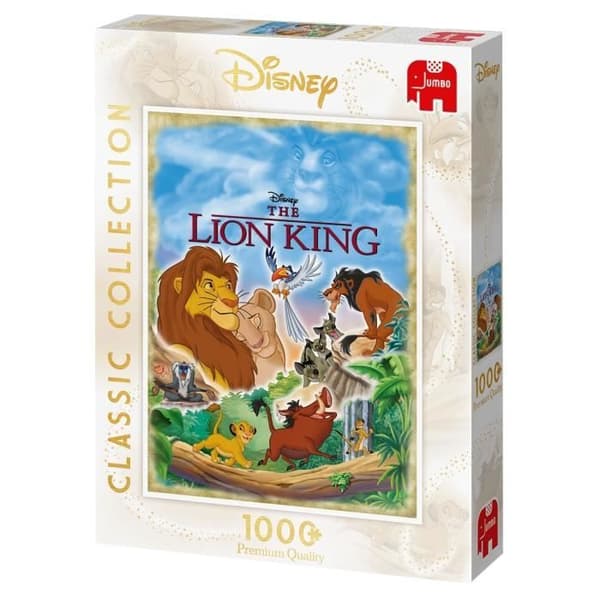 Klassiskt Lion King-pussel med 1000 bitar - JUMBO - Människor, karaktärer och kändisar-tema - För barn