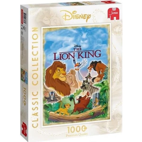 Klassiskt Lion King-pussel med 1000 bitar - JUMBO - Människor, karaktärer och kändisar-tema - För barn