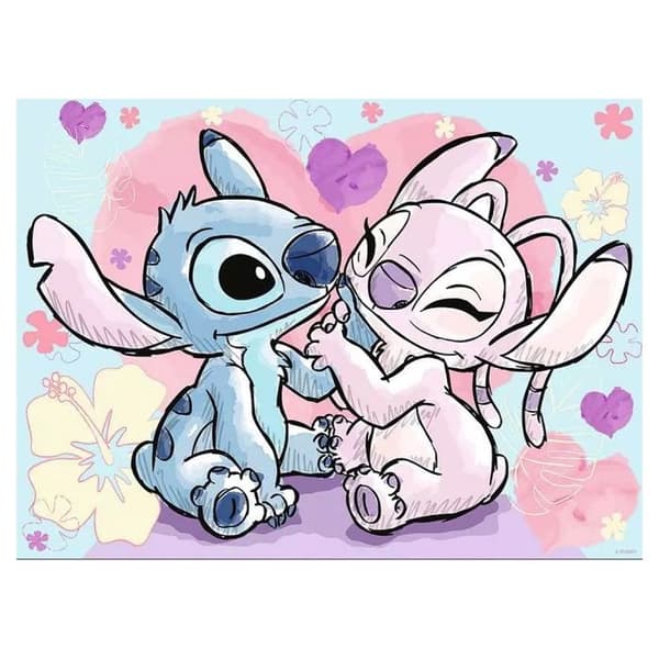 Pussel - Nathan - Stitch &amp; Angel Disney - 500 bitar - Antal pusselbitar 500-750