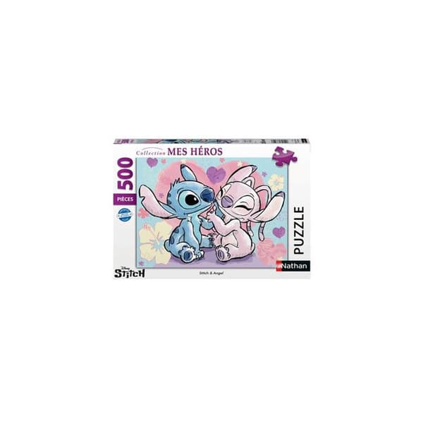 Pussel - Nathan - Stitch &amp; Angel Disney - 500 bitar - Antal pusselbitar 500-750