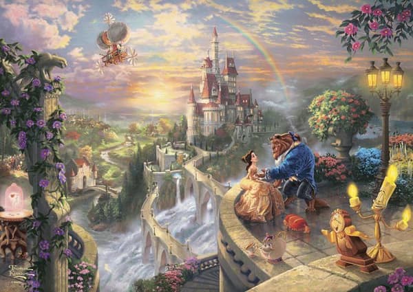 Disney Beauty and the Beast Pussel 500 bitar Schmidt Spiele