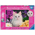 Miniatyrbild 3 av 3: 100 bitar XXL pussel - Ravensburger - Glitter katt - Barn - Vit - Från 6 år