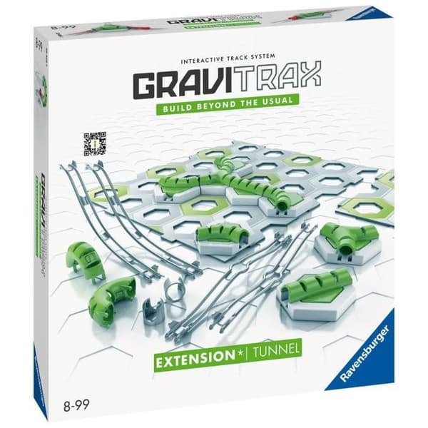 GraviTrax - RAVENSBURGER - Tunnlar utvidgningsset 18 delar - Kreativ kulbana