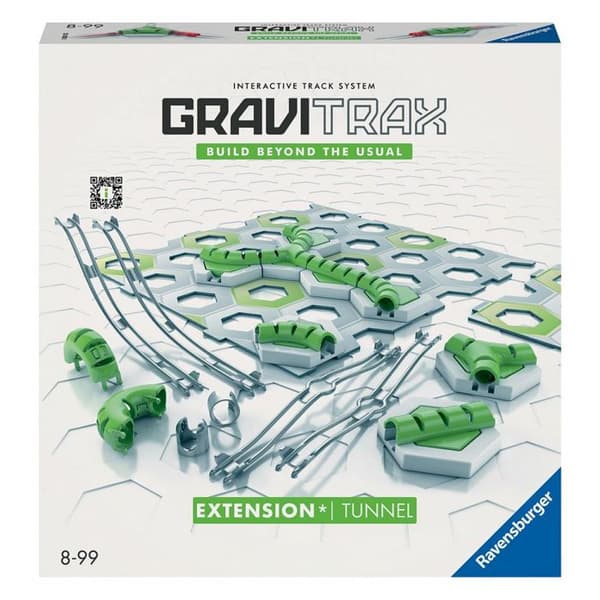 GraviTrax - RAVENSBURGER - Tunnlar utvidgningsset 18 delar - Kreativ kulbana