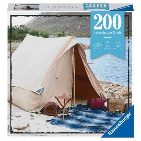 Pussel - Ravensburger - Camping - 200 bitar - Tecknade serier och serier - Från 10 år