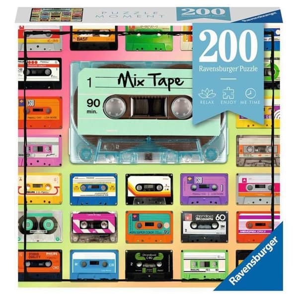 Ravensburger Moment Mixtape Pussel 200 bitar - Livsscen - Grön - Från 10 år