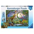 Miniatyrbild 1 av 4: Klassiskt barnpussel - Ravensburger - Dinosaur Kingdom - 200 XXL bitar