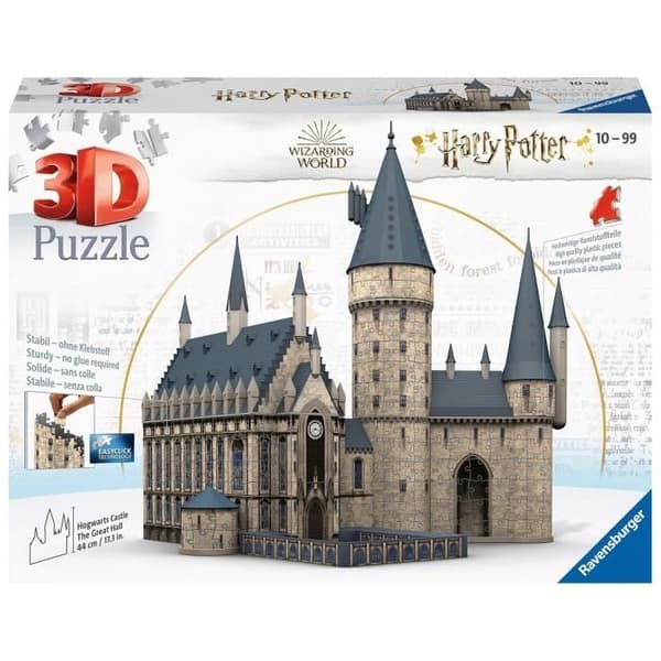 3D-pussel Hogwarts Castle - Ravensburger - 540 bitar - Harry Potter - utan lim