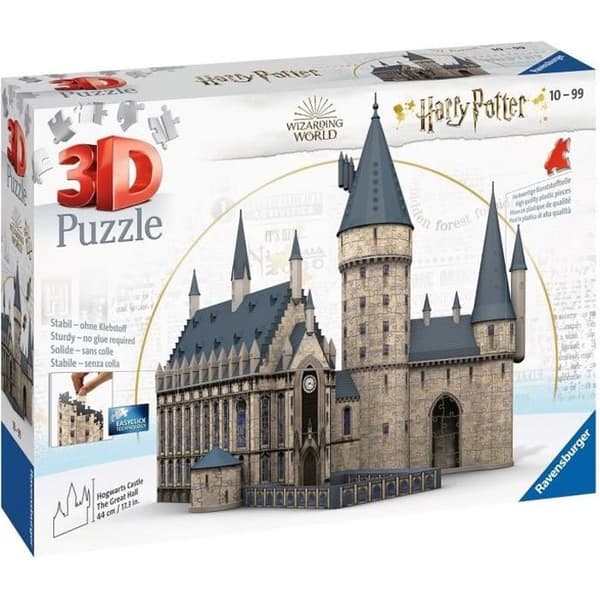 3D-pussel Hogwarts Castle - Ravensburger - 540 bitar - Harry Potter - utan lim