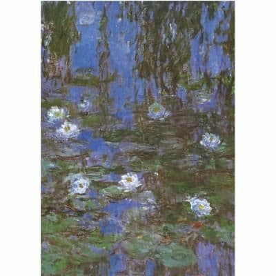 Monet Claude Pussel - Näckrosor - 1000 bitar - Målningar och målningar - Vuxen