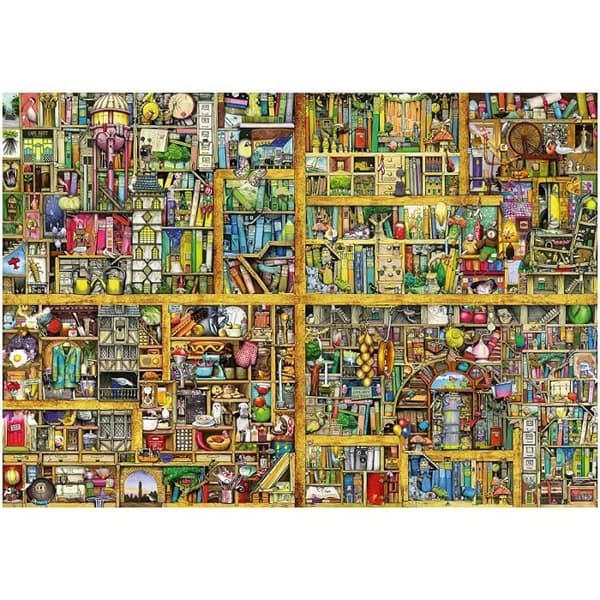 Pussel 18 000 bitar Magisk bibliotek XXL, Colin Thompson, Vuxna och barn från 14 år, Fantasi, 17825, Ravensburger