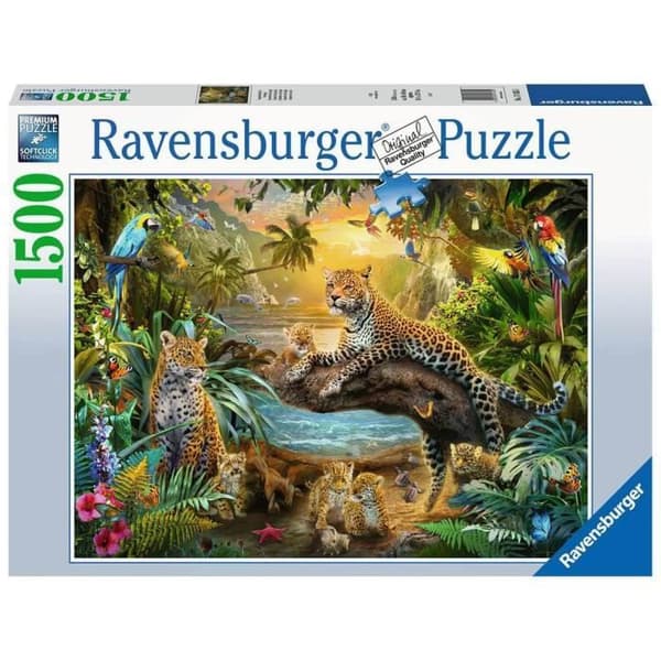 1500 bitars pussel - Ravensburger - Leoparder i djungeln - Flerfärgad - För barn från 14 år och uppåt