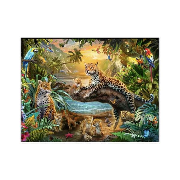 1500 bitars pussel - Ravensburger - Leoparder i djungeln - Flerfärgad - För barn från 14 år och uppåt