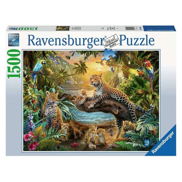 1500 bitars pussel - Ravensburger - Leoparder i djungeln - Flerfärgad - För barn från 14 år och uppåt