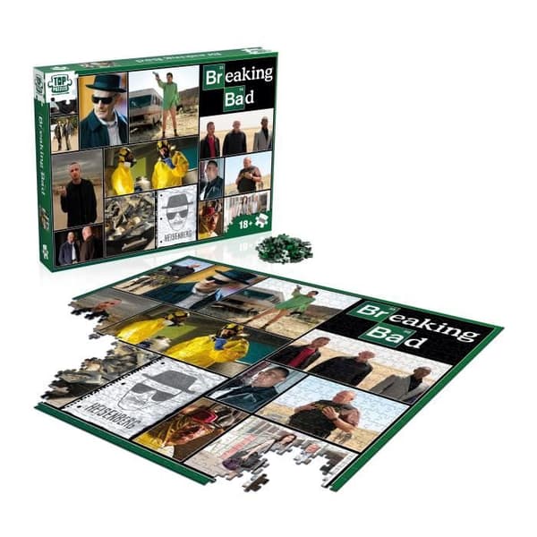 Patchwork Pussel 1000 st - Breaking Bad - ASMODEE - Officiell licens - Kultbilder av serien
