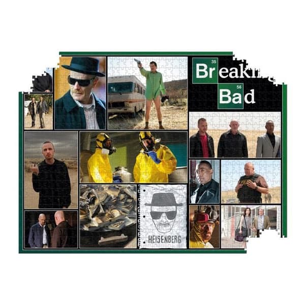 Patchwork Pussel 1000 st - Breaking Bad - ASMODEE - Officiell licens - Kultbilder av serien