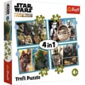 Miniatyrbild 1 av 4: Star Wars Mandalorian-pussel - TREFL - 4 pussel med 35 till 70 element - För barn från 4 år