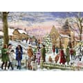 Miniatyrbild 2 av 2: Falcon Festive Village Puzzle - 1000 bitar - Grönt och flerfärgat - Kartong