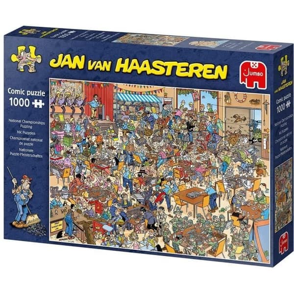 Pussel - JUMBO - Efteling Sprookjesbos 1000 bitar - Pussel Jan Van Haasteren, unik kvalitet och stil