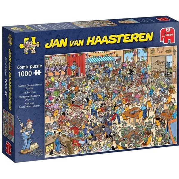 Pussel - JUMBO - Efteling Sprookjesbos 1000 bitar - Pussel Jan Van Haasteren, unik kvalitet och stil