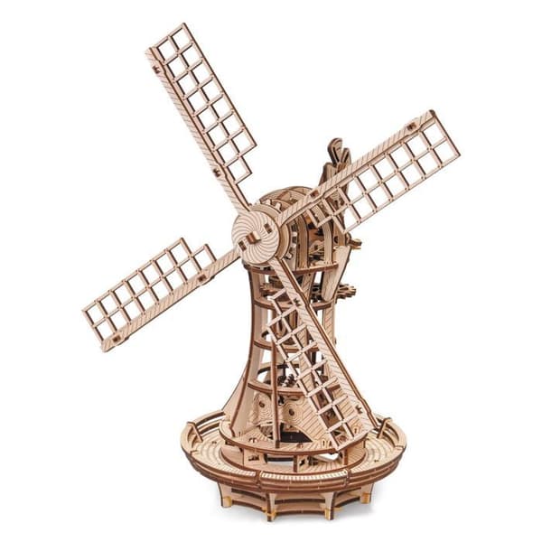 3D mekaniskt träpussel - EWA ECO-WOOD-ART - Väderkvarn - 227 bitar