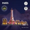Miniatyrbild 4 av 4: 3D-upplyst pussel av staden Paris - XTREM RAIDERS - City Line Paris LED - Barn - 115 bitar