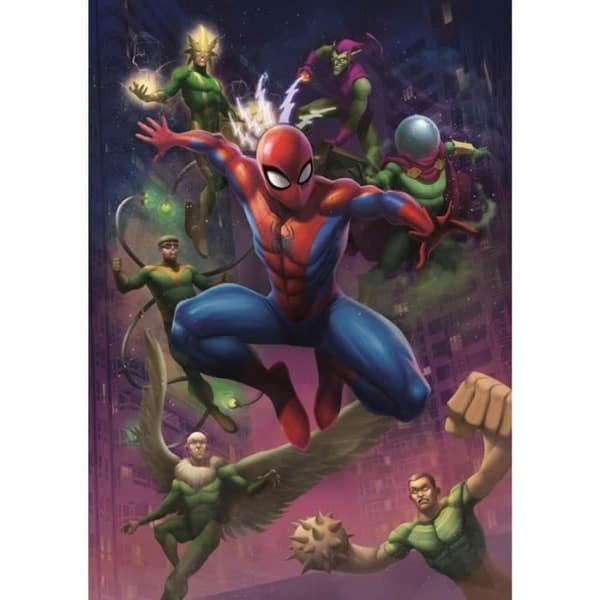 1000 bitars pussel - CLEMENTONI - Spider-Man - Tecknade serier och serier - Unik färg