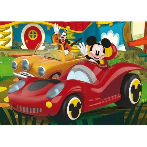 Educa Mickey dubbelpussel - 2 x 20 bitar - Röd - Tecknade serier och serier