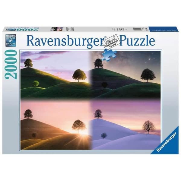 2000 bitars pussel - Ravensburger - Årstiderna - Vit - Vuxen