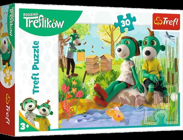 Trefl 18265 Pussel 30 Trefles vid kanten av dammen