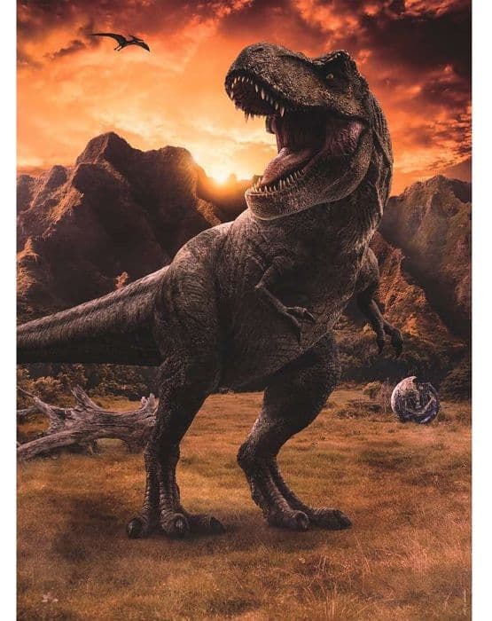 JURASSIC WORLD 3 - Pussel 250 bitar - Tyrannosaurus rex - Nathan