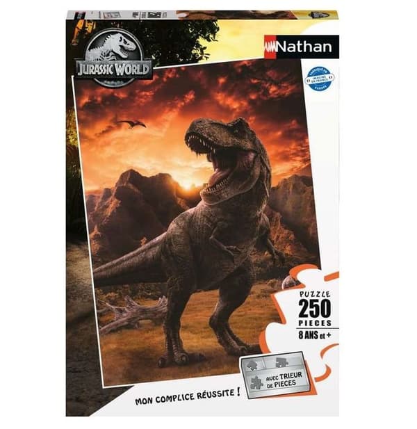 JURASSIC WORLD 3 - Pussel 250 bitar - Tyrannosaurus rex - Nathan