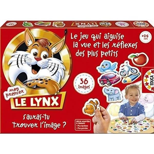 Reflektionsspel - EDUCA - Min Första Lynx - 36 Bilder