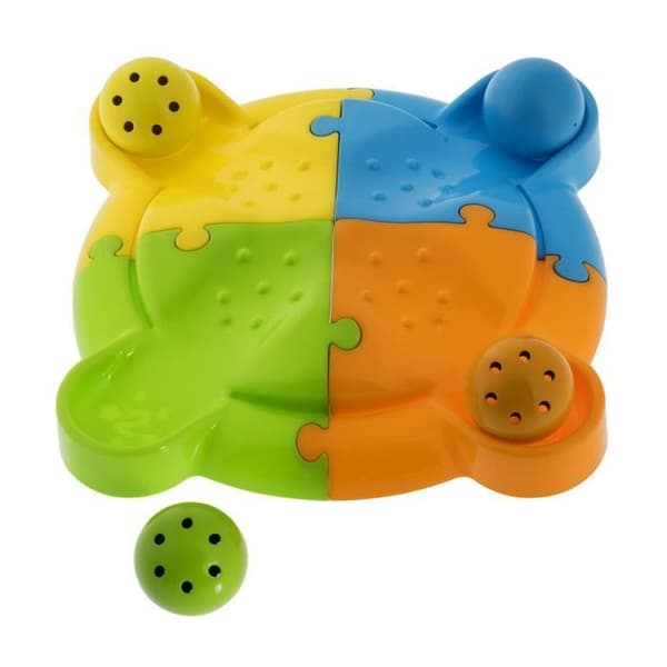 CHICCO Stack &amp; Fun staplingsspel med 5 spellägen och 4 färgglada bollar