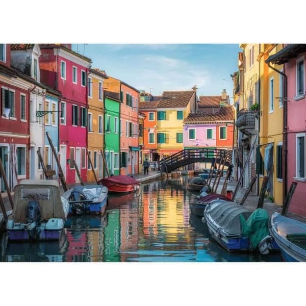1000 bitars pussel Burano, Italien - Ravensburger - Arkitektur och monument - Vuxna och barn från 14 år