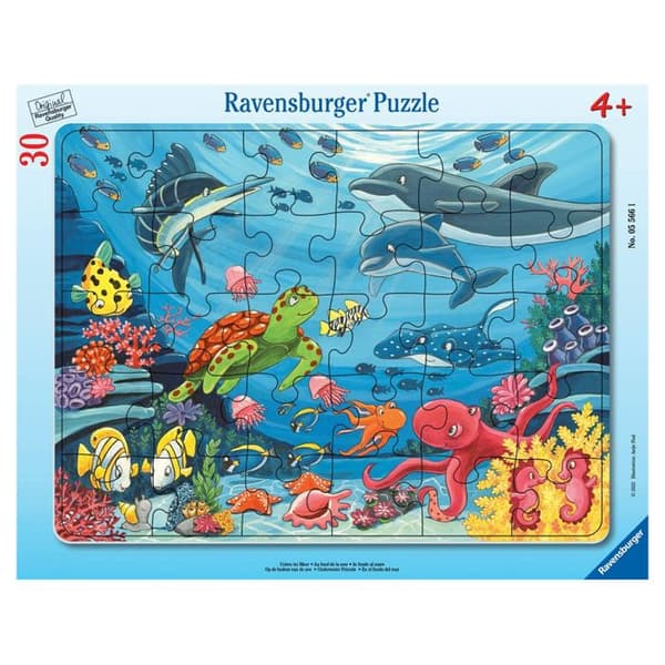 30 bitars rampussel - RAVENSBURGER - På havets botten - Djur - Blandat - Barn