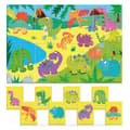 Miniatyrbild 2 av 3: Barnpussel - Dinosaurier - 8 bitar - Flerfärgad - Inredning