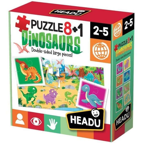 Barnpussel - Dinosaurier - 8 bitar - Flerfärgad - Inredning