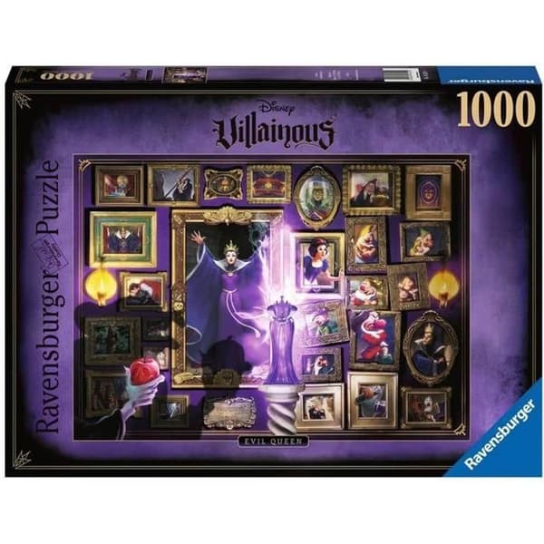 1000 pusselbitar: The Evil Witch Queen (Disney Villainous Collection) Unik färg