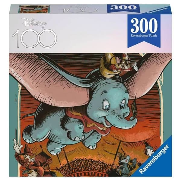 300 bitars pussel Disney 100 Years Dumbo - Ravensburger - Mått 27x39 cm - Från 8 år - Flerfärgad