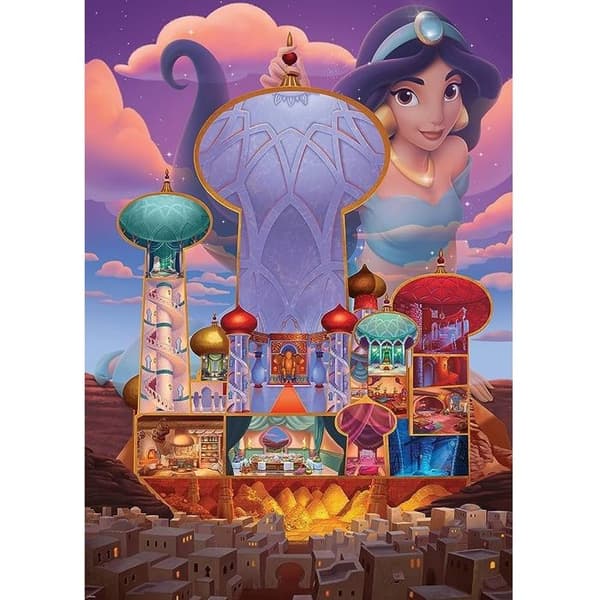 1000 bitars pussel - Ravensburger - Jasmine - Disney Princess Castle Collection - Flerfärgad - Vuxen