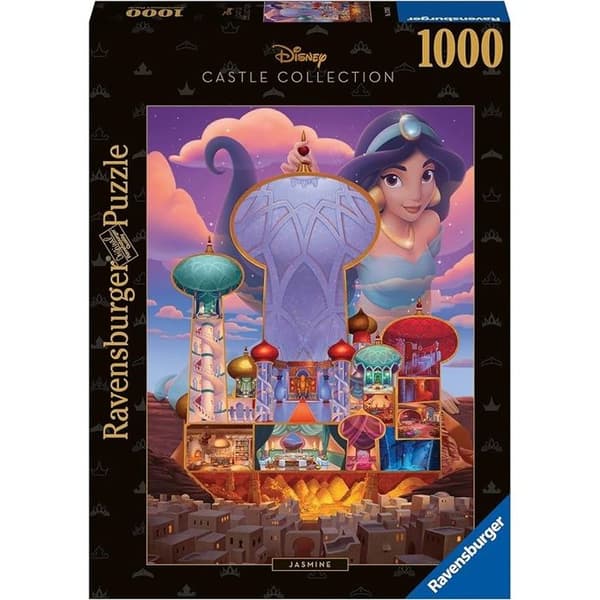 1000 bitars pussel - Ravensburger - Jasmine - Disney Princess Castle Collection - Flerfärgad - Vuxen