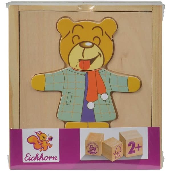Simba - S 5401 - Pusselbjörn i trä - 100005401