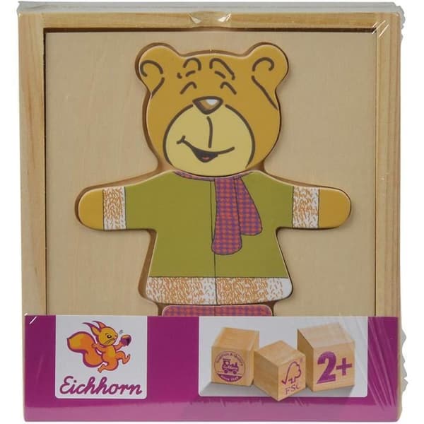 Simba - S 5401 - Pusselbjörn i trä - 100005401