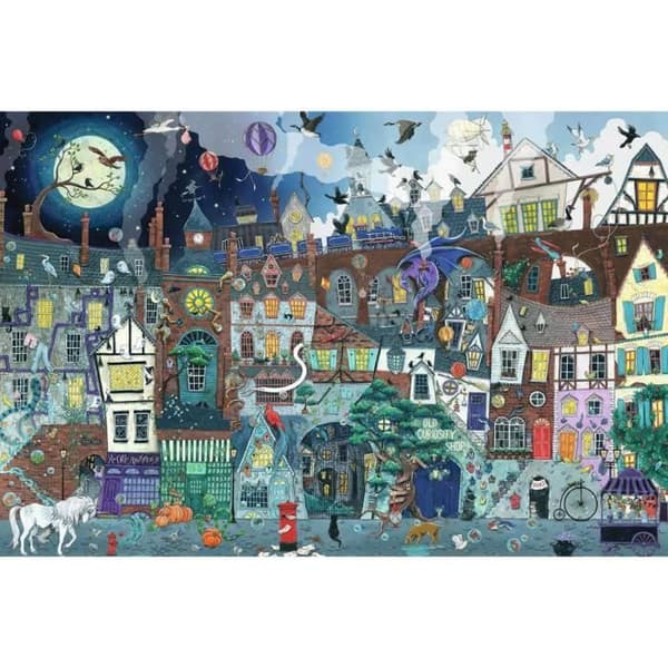 Ravensburger 5000 bitars pussel - Den fantastiska gatan - Enfärgad - Vuxen