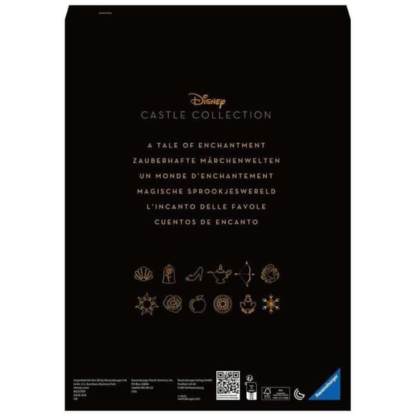 1000 bitars pussel: Snövit (Disney Princess Castle Collection) Unik färg