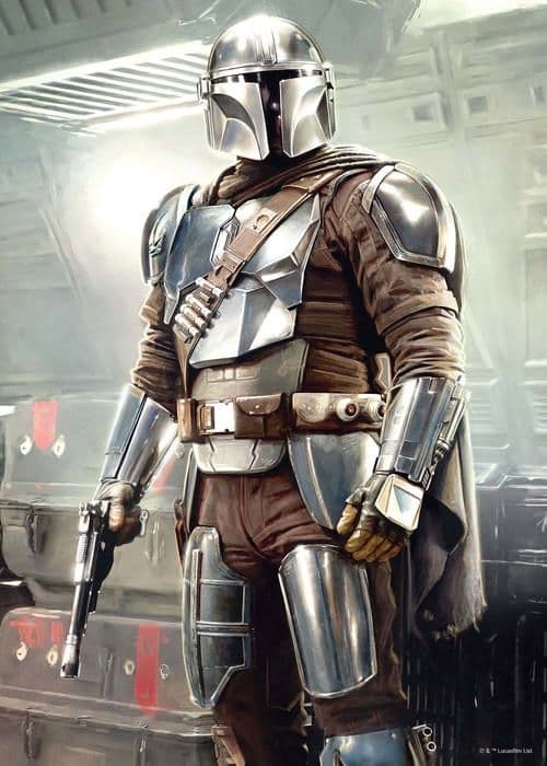Star Wars: The Mandalorian - Mando linsformade pussel 300 st 46x31 cm