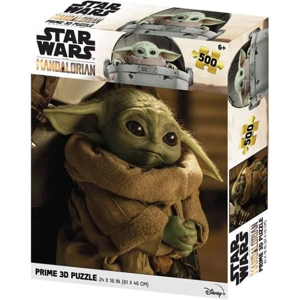 Grogu linspussel 500 st 61x46 cm - Star Wars