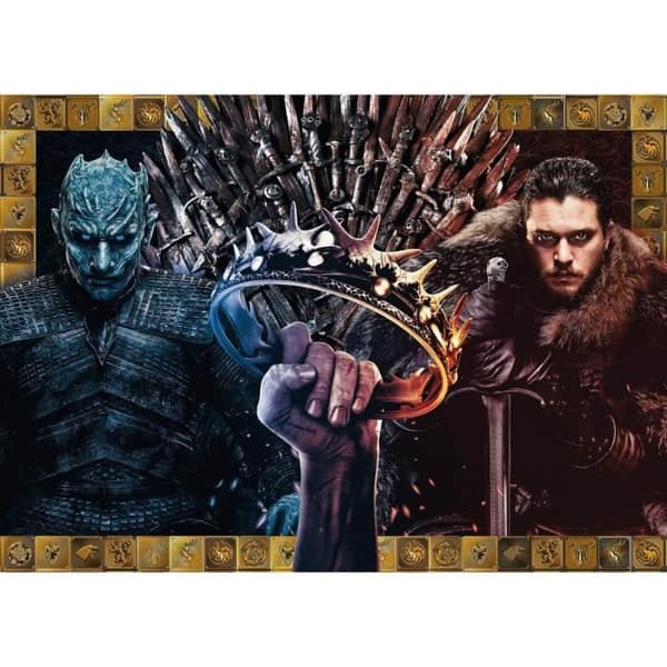 Pussel 1000 bitar: Game of Thrones Unik färg